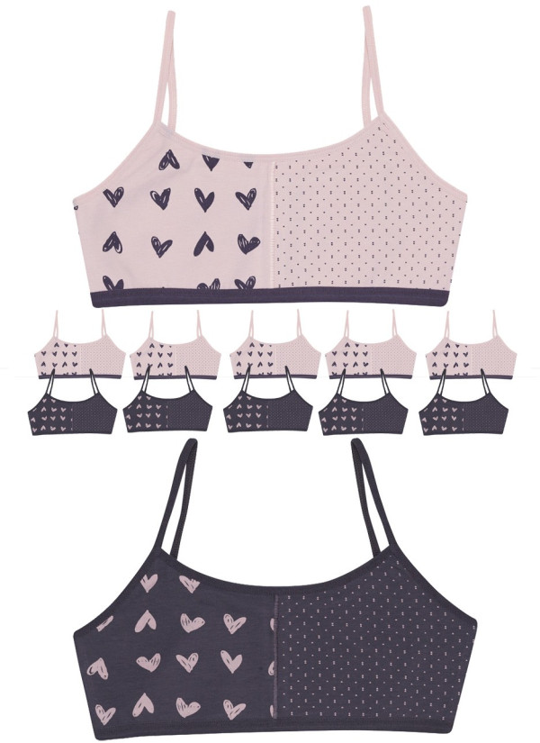 Donella 592204 Assorted 10-Pack Bra — wholesale for boutiques