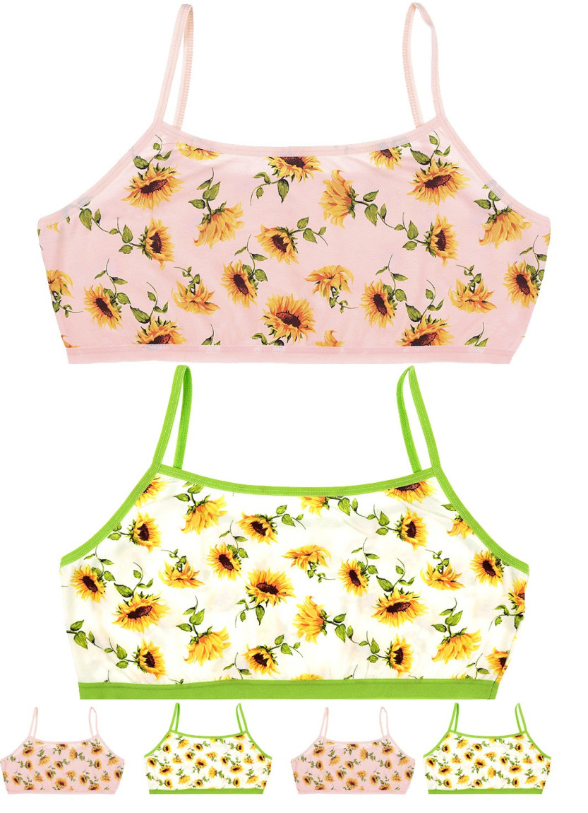 Бюстгальтер Топ для Девочек (Ассорти) 10 шт/уп. Donella 59587 — фабричная коллекция оптом