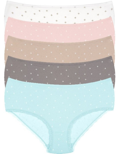 Donella 25114 Assorted 10-Pack Women's Briefs — wholesale from Turkey