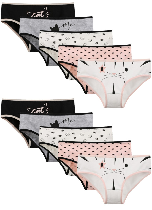 Donella 5071610CT Assorted 10-Pack Girls' Briefs — Turkey wholesale collection
