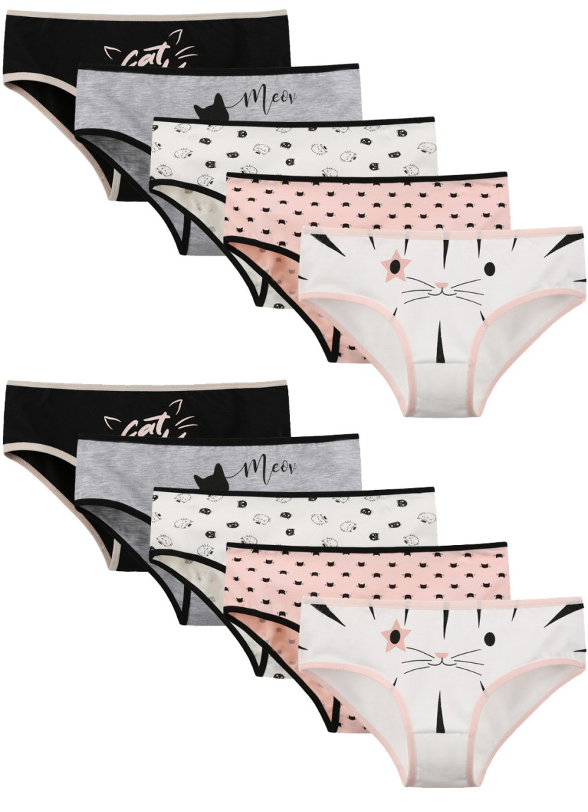 Donella 5071610CT Assorted 10-Pack Girls' Briefs — Turkey wholesale collection