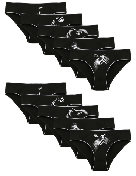 Donella 5171RM Assorted 10-Pack Girls' Briefs — wholesale from Turkey