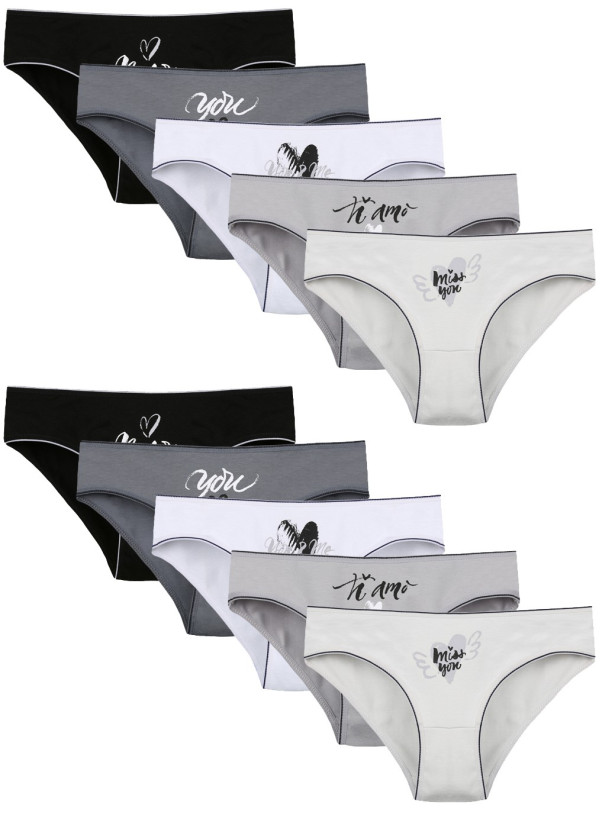 Donella 5171CD Assorted 10-Pack Girls' Briefs — Turkish textile wholesale