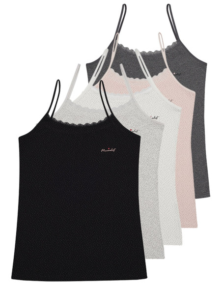 Donella 231329B Assorted 10-Pack Tank Top — Turkish factory wholesale
