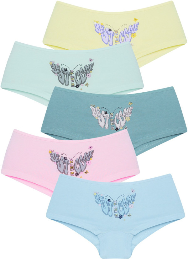 Donella 5711Y12 Assorted 10-Pack Girls' Briefs — Turkish factory wholesale
