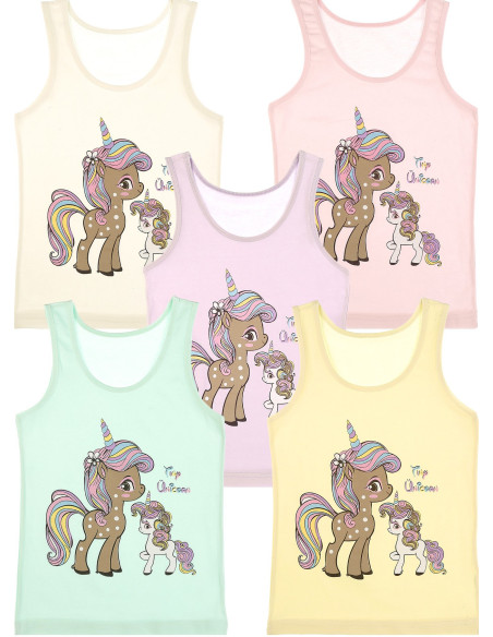 Donella 4971TU Assorted 10-Pack Girls' Tank Top — Istanbul wholesale supplier