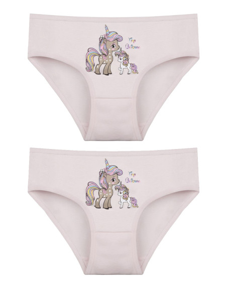 Donella 4171TU Assorted 10-Pack Girls' Briefs — factory-direct from Turkey