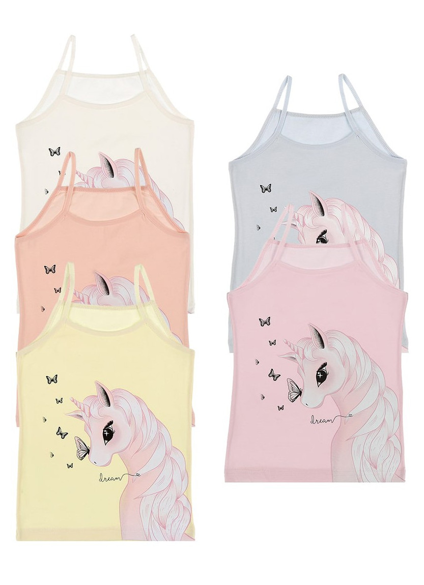 Donella 4371UM Assorted 10-Pack Girls' Tank Top — Turkish textile wholesale