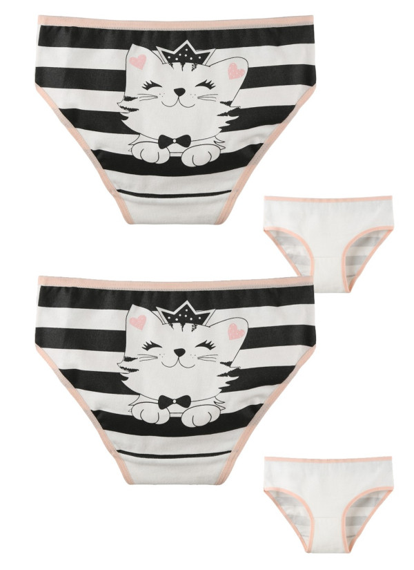 Donella 4171KT Assorted 10-Pack Girls' Briefs — wholesale from Turkey 2