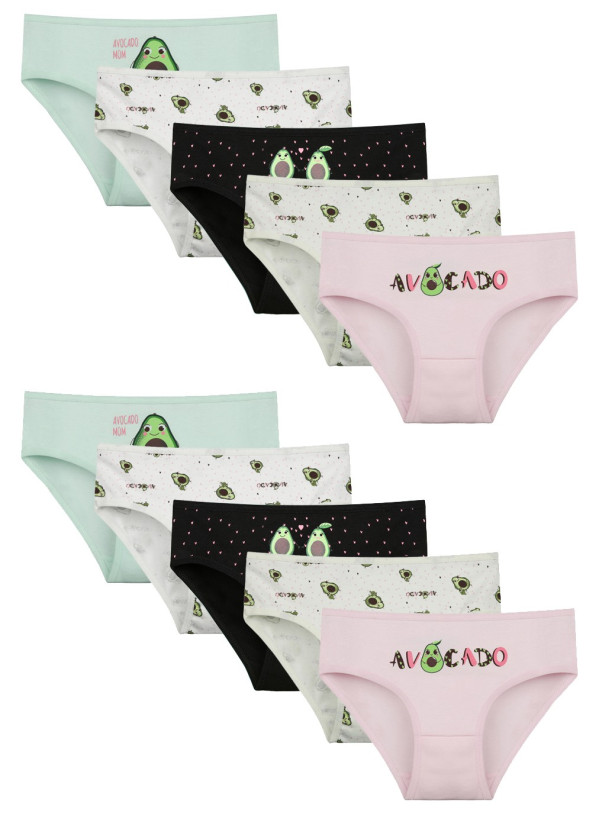 Donella 4171953AV Assorted 10-Pack Girls' Briefs — Turkey wholesale collection