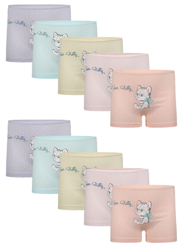 Donella 42623TT Assorted 10-Pack Girls' Briefs — Istanbul wholesale supplier