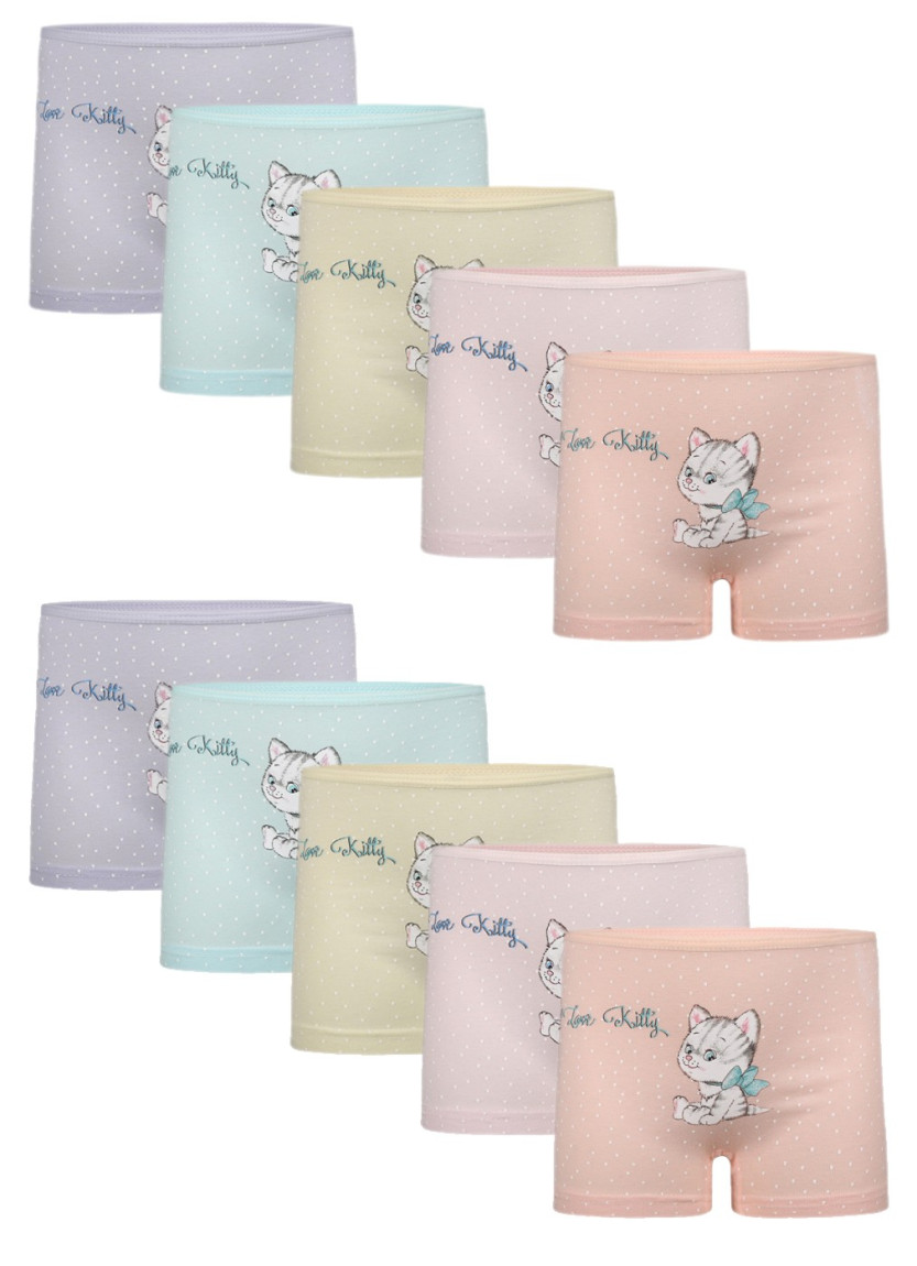 Donella 42623TT Assorted 10-Pack Girls' Briefs — Istanbul wholesale supplier