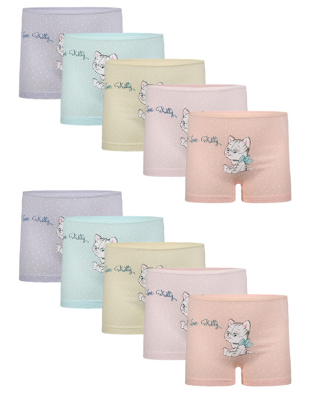 Donella 42623TT Assorted 10-Pack Girls' Briefs — Istanbul wholesale supplier