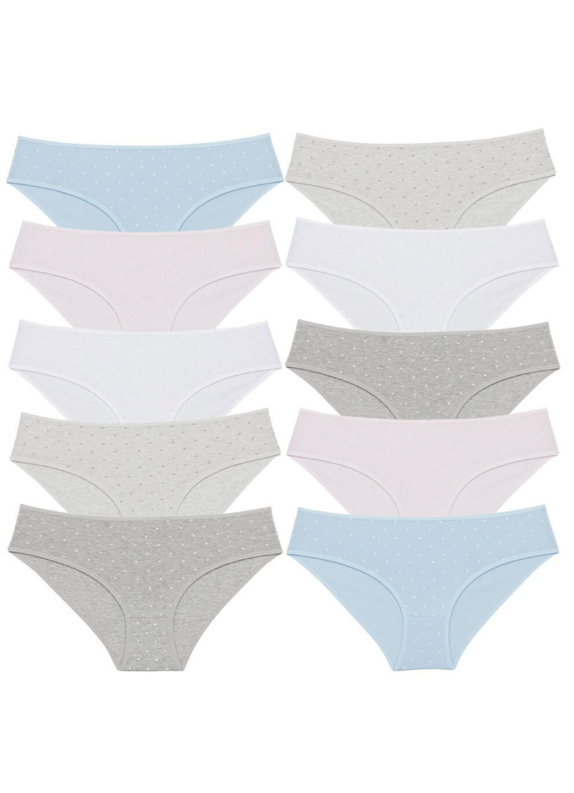 Donella 311314 Assorted 10-Pack Women's Briefs — Turkish textile wholesale