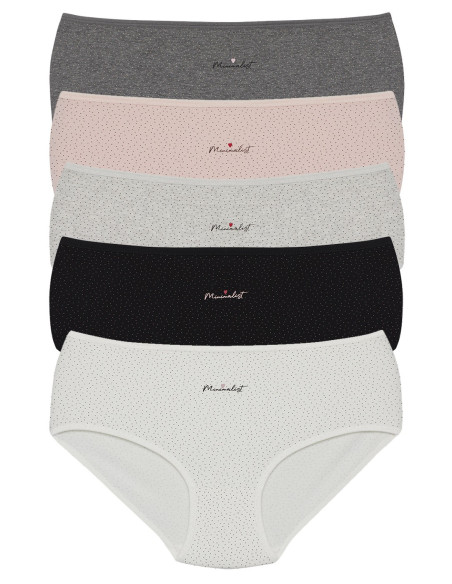 Donella 251329B Assorted 10-Pack Women's Briefs — Turkish factory wholesale