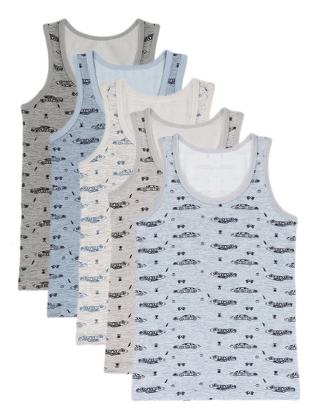 Donella 778101 Assorted 10-Pack Boys' Tank Top — Turkey wholesale collection