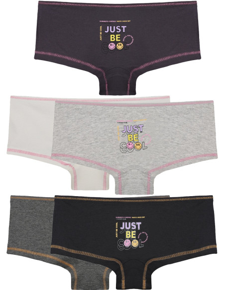 Donella 5771PB3 Assorted 10-Pack Girls' Briefs — Turkey wholesale collection