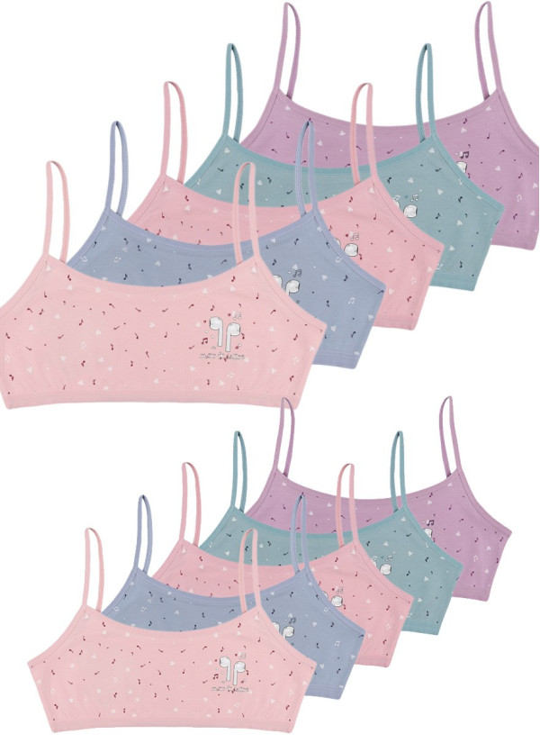 Donella 5981B4 Assorted 10-Pack Bra — factory-direct from Turkey