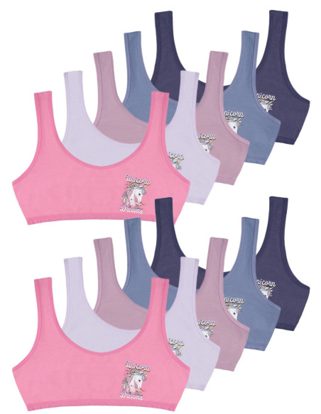 Donella 6071PB12 Assorted 10-Pack Bra — factory-direct from Turkey
