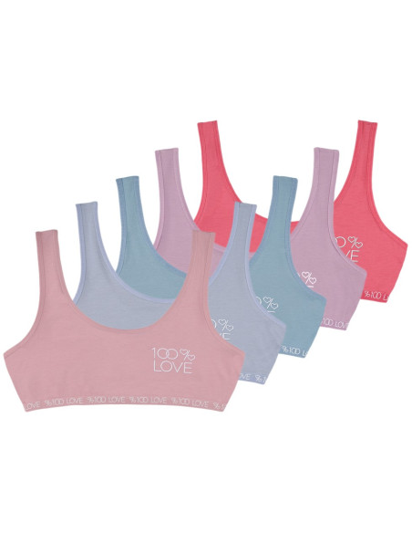 Donella 6071PB4 Assorted 10-Pack Bra — Turkish textile wholesale