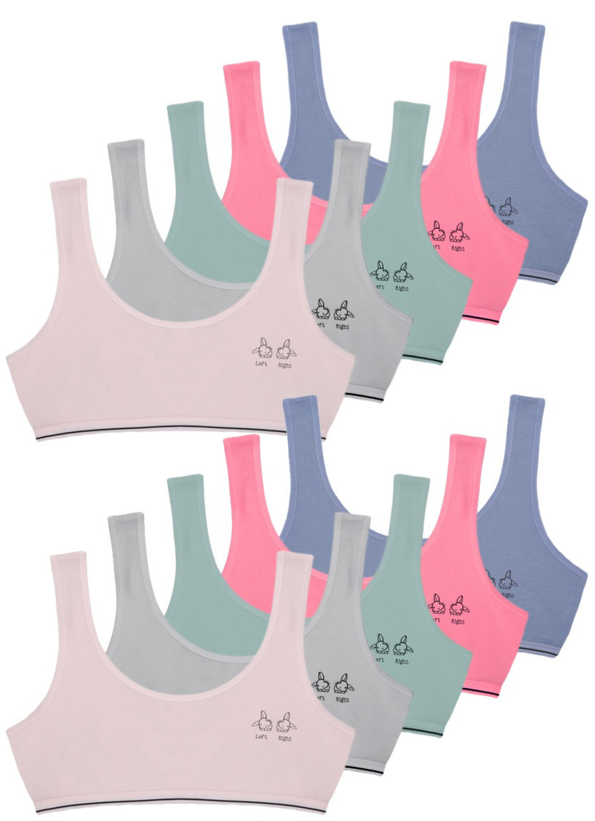 Donella 6071PB8 Assorted 10-Pack Bra — factory-direct from Turkey
