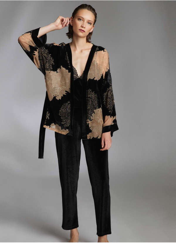 Bonjour Madame 1229 Pants Homewear Set (S+M+L+XL) — Turkey wholesale collection