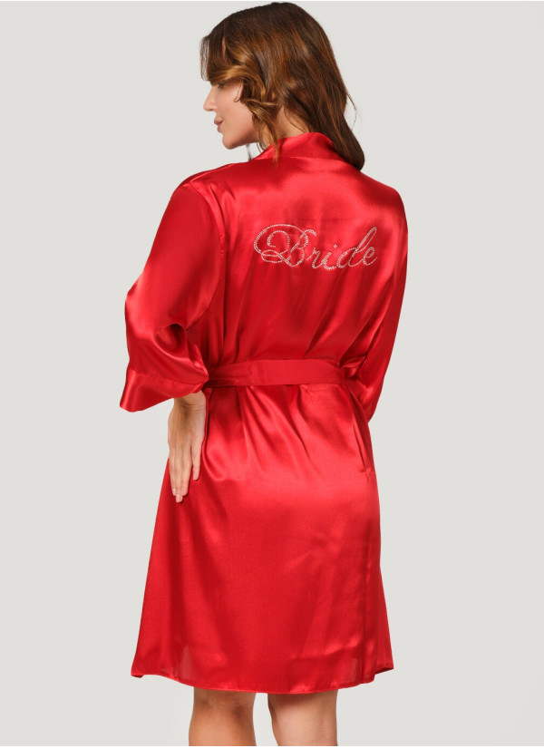 NBB 3232 Kirmizi Women's Robe — Turkish textile wholesale