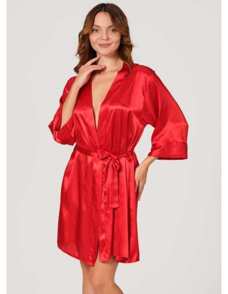 NBB 3232 Kirmizi Women's Robe — direct Turkish factory supply