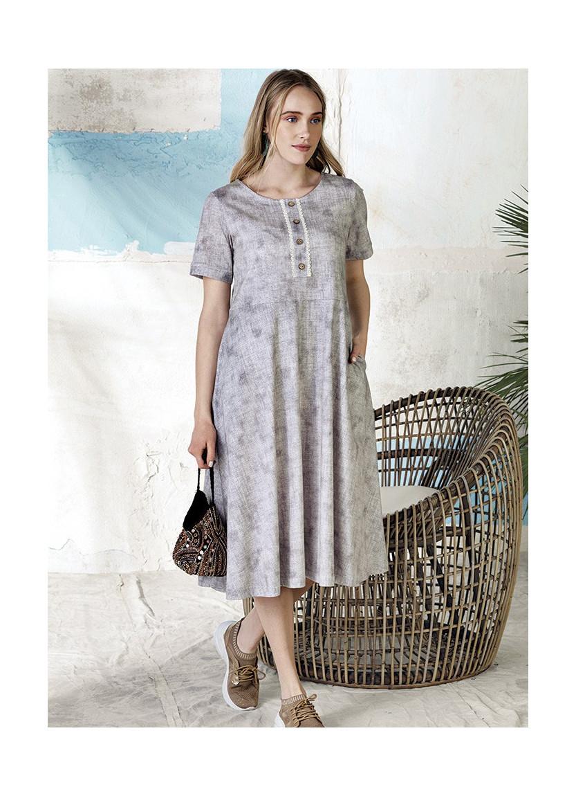 Платье (XL+2XL+3XL+4XL) Free Angel FA 4418 — оптом для магазинов и бутиков