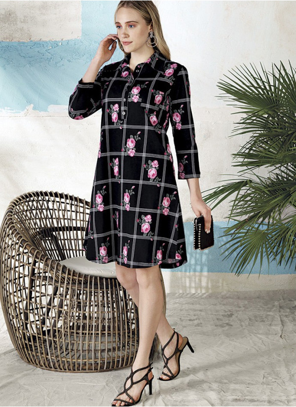 FA 4416 Dress (L+XL+XXL+3XL) — direct Turkish factory supply