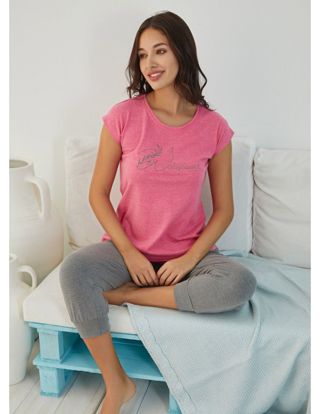FA 4821 Capri Homewear Set (S+M+L+XL) — Turkish factory wholesale