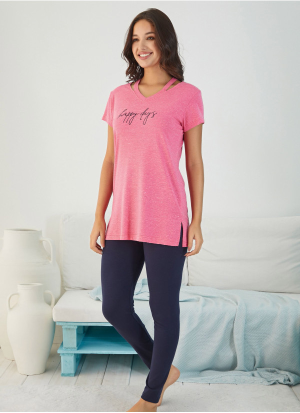 FA 4810 PEMBE Leggings (S+M+L+XL) — Turkey wholesale collection