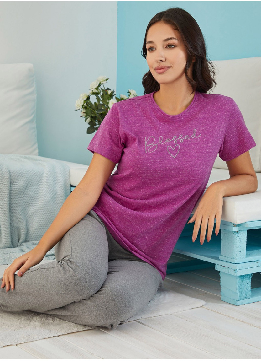 FA 4811 LILA Pants Homewear Set (S+M+L+XL) — Turkey wholesale collection