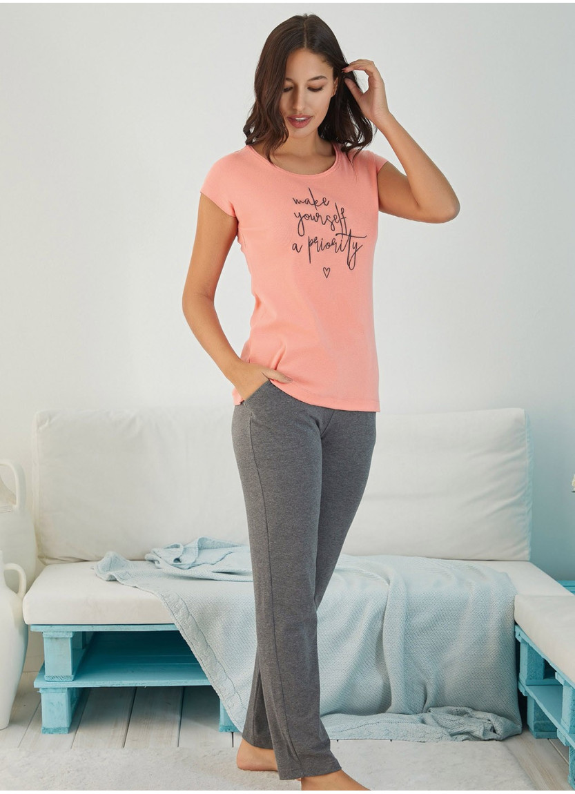 Комплект с Брюками (S+M+L+XL) Free Angel FA 4816 PUDRA — купить оптом из Турции