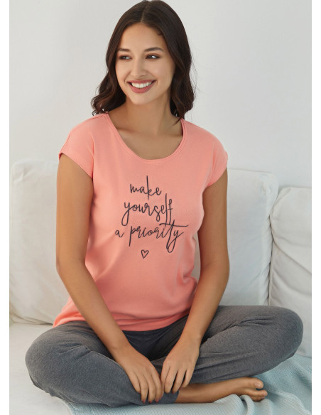 Комплект с Брюками (S+M+L+XL) Free Angel FA 4816 PUDRA — оптовая поставка из Турции