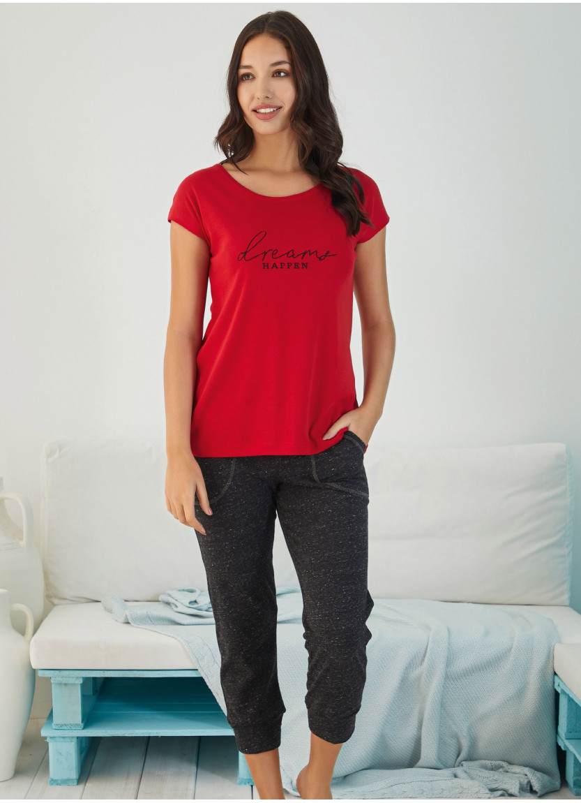 FA 4817 KIR Capri Homewear Set (S+M+L+XL) — direct Turkish factory supply