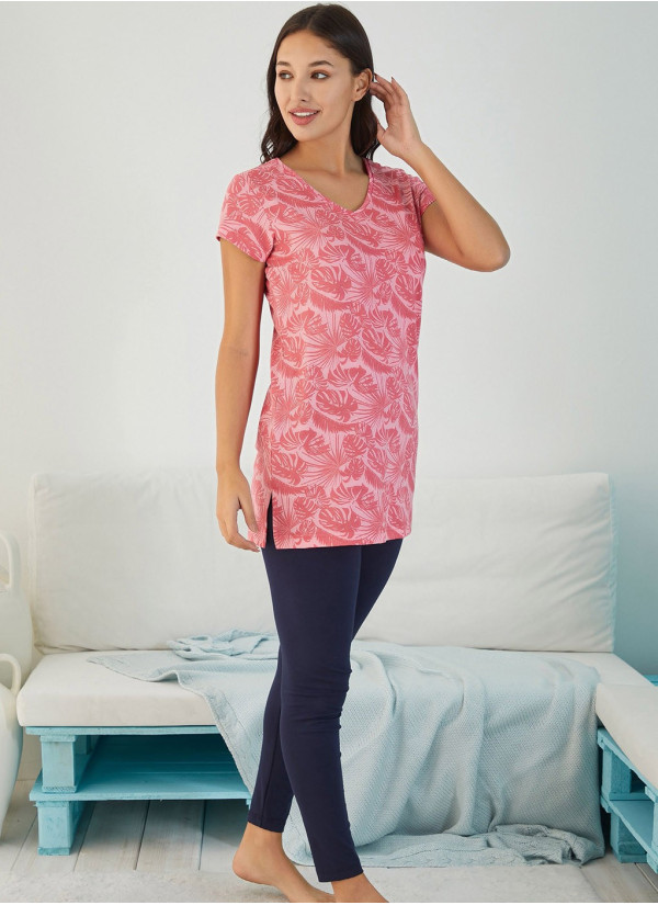 FA 4828 PEMBE Leggings (S+M+L+XL) — wholesale from Turkey
