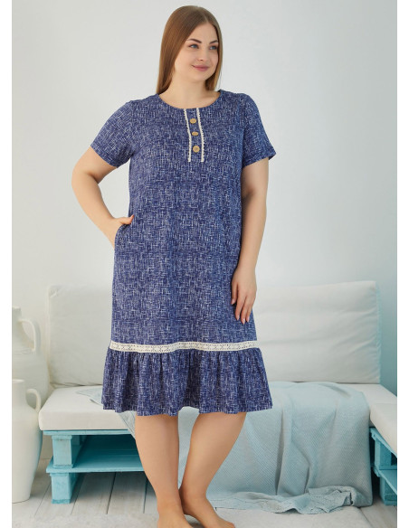 Платье (XL+2XL+3XL+4XL) Free Angel FA 4833 — прямые поставки из Турции