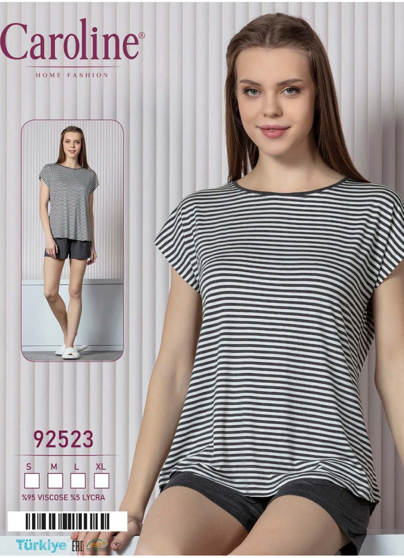 Caroline 92523 Shorts Homewear Set (S+M+L+XL) — direct Turkish factory supply
