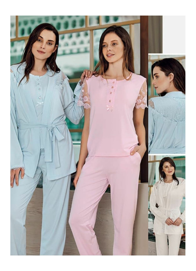 Комплект с Брюками Modal 3-KA (S+M+L+XL) Free Angel FA 4209 — купить оптом со Стамбула