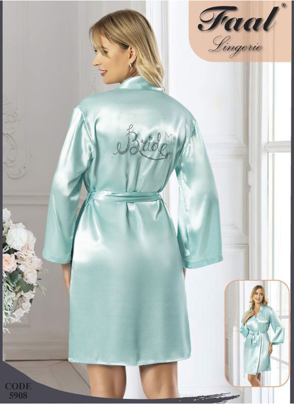 Халат Женский BRIDE (S+M+L+XL) FAAL Angels Stn 5908 — оптом для магазинов и бутиков