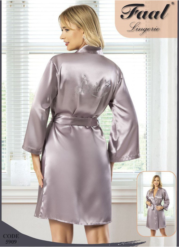 Халат Женский BRIDE (S+M+L+XL) FAAL Angels Stn 5909 — купить оптом из Турции