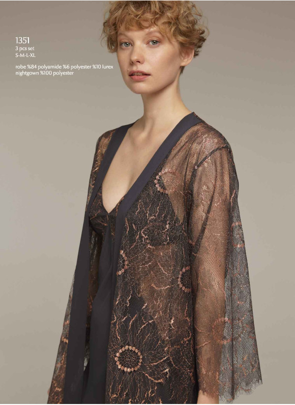 Bonjour Madame 1351 Women's Robe — Istanbul wholesale supplier 2