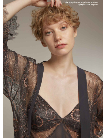 Bonjour Madame 1351 Women's Robe — Turkish factory wholesale