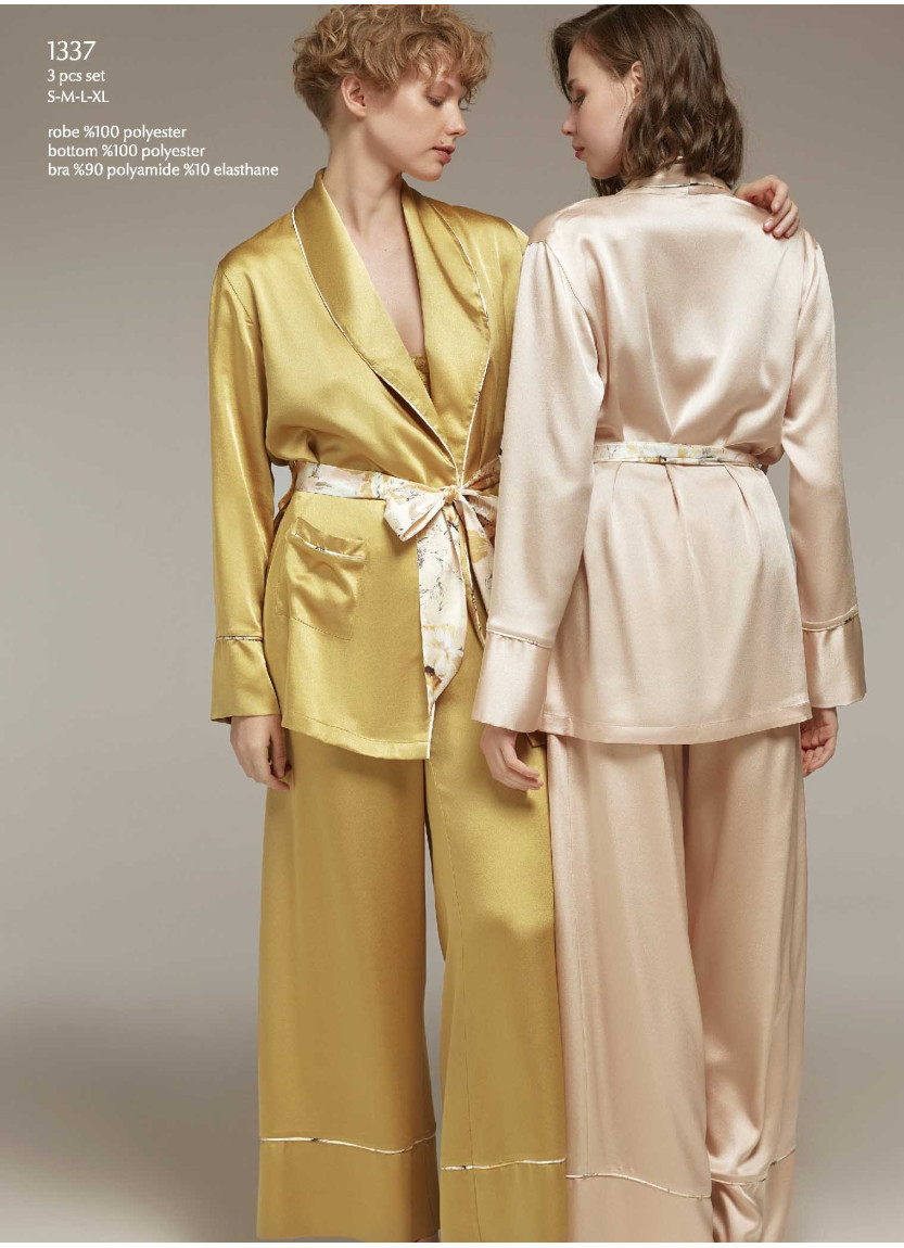 Bonjour Madame 1337 Pants Homewear Set (S+M+L+XL) — Istanbul wholesale supplier