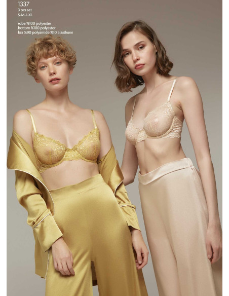 Bonjour Madame 1337 Pants Homewear Set (S+M+L+XL) — wholesale for boutiques