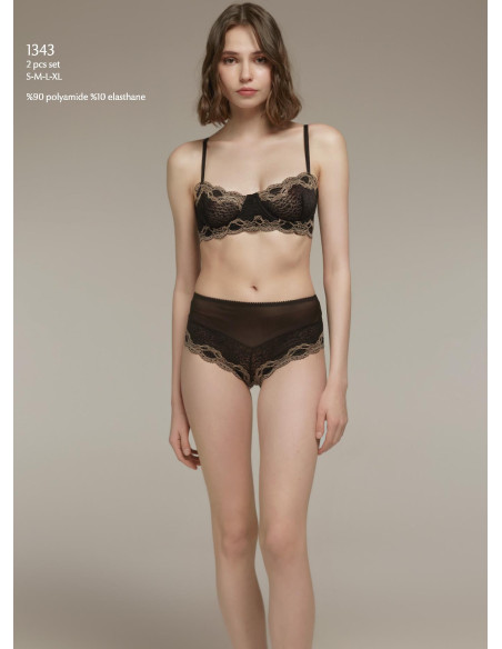 Bonjour Madame 1343 Shorts Homewear Set (S+M+L+XL) — wholesale for boutiques