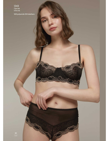 Bonjour Madame 1343 Shorts Homewear Set (S+M+L+XL) — Turkey wholesale collection