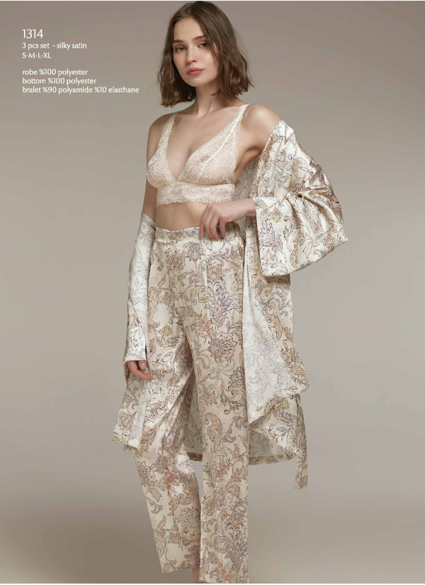 Bonjour Madame 1314 Pants Homewear Set — wholesale from Turkey