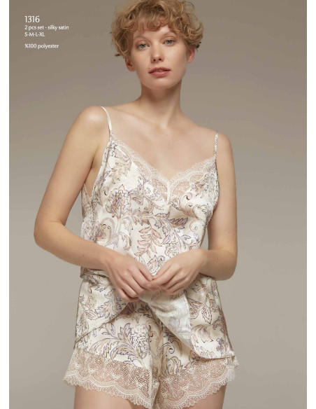 Bonjour Madame 1316 Shorts Homewear Set — wholesale from Turkey
